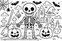 Coloriages Halloween à imprimer : dessins pour enfants et grands