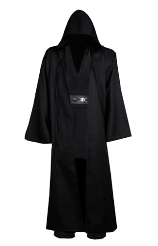 Mens Tunic Hooded Robe Full Set Halloween Cosplay Costume Bl