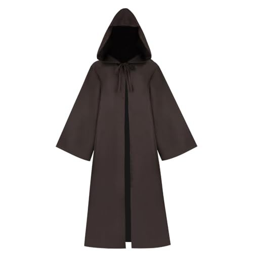 Cape Jedi Marron Adulte Capuche