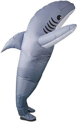 FXICH Costumes requin gonflables,Costume requin adulte Hallo