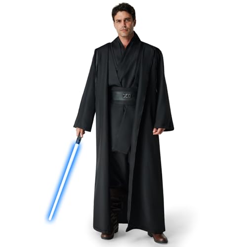 IEEILULU Costume de Jedi pour homme, robe de Jedi pour homme