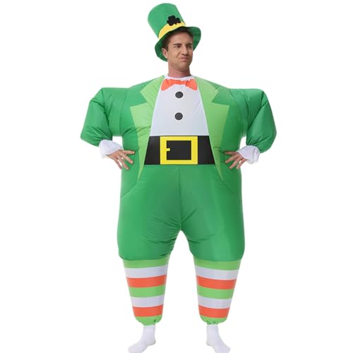 Arokibui Costume Gonflable de la Saint-Patrick pour Femmes H