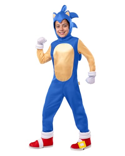 Funidelia Déguisement Officiel de Sonic Deluxe pour Garçon e