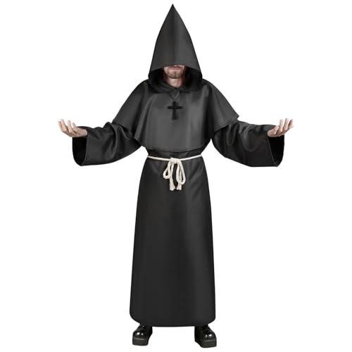 Aomig Deguisement Moine Medieval, Renaissance Costume Robe C