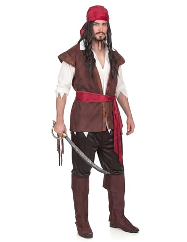 DEGUISE TOI - Déguisement pirate homme - XL | Costume de pir