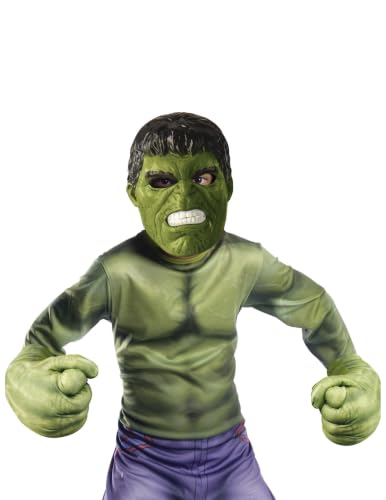 Rubies - Kit daccessoires Masque + Gants Géants Hulk, Marvel