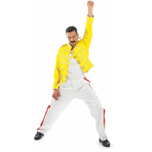 Fun Shack Deguisement Star du Rock Homme, Costume Annees 80 