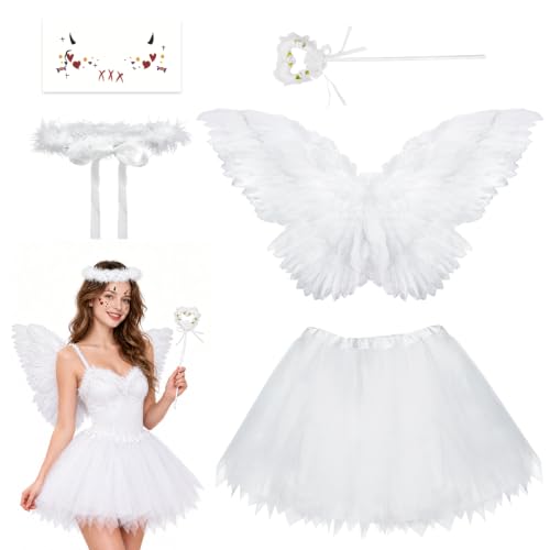 VTMJ Ailes dAnge Diable Costume Halloween, Ailes de Démon av