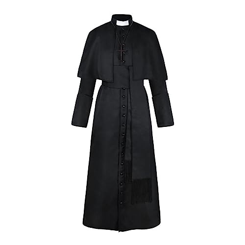 Gothden Costume de Tunique Médiéval pour Moine Prêtre de la 