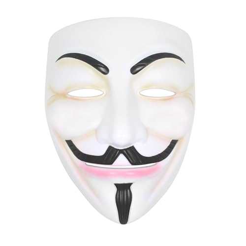 Udekit Hacker masques V pour Vendetta Anonyme Halloween Cosp