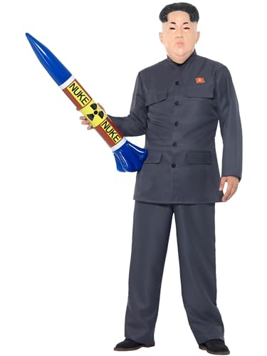 Smiffys Costume du dictateur, Gris, avec Pantalon et Veste H