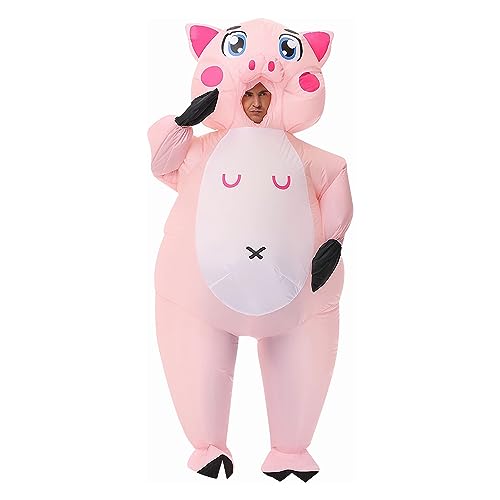 XAMOFAN Costume De Vache de Cochon Gonflable Déguisements Co