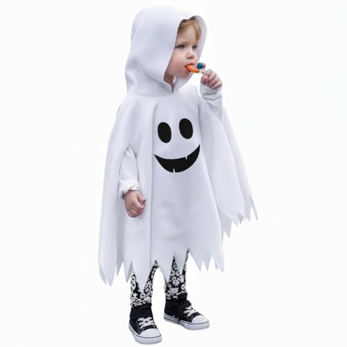 UNOLIGA Deguisement Fantome Enfant, Déguisement Halloween Fa