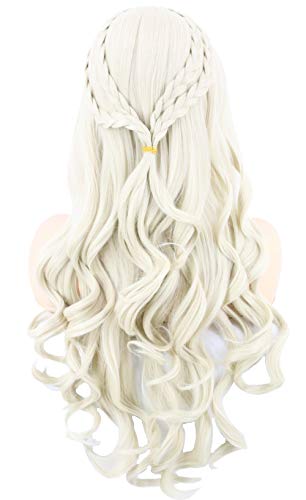 Topcosplay Cosplay Perruque Femme Perruques Longue Bouclée B