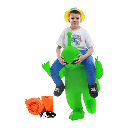 VASIVO Deguisement Alien Gonflable pour Adulte,Deguisement E