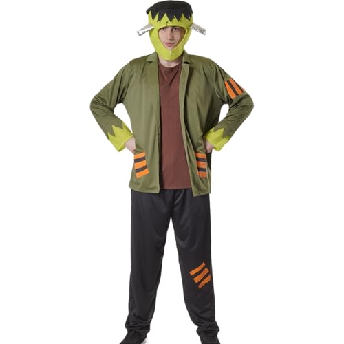 Carnavalife Frankenstein Déguisement de monstre Franky vert 