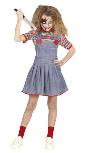 FIESTAS GUIRCA | Déguisement Poupée Enfant Fille - Robe - Bl