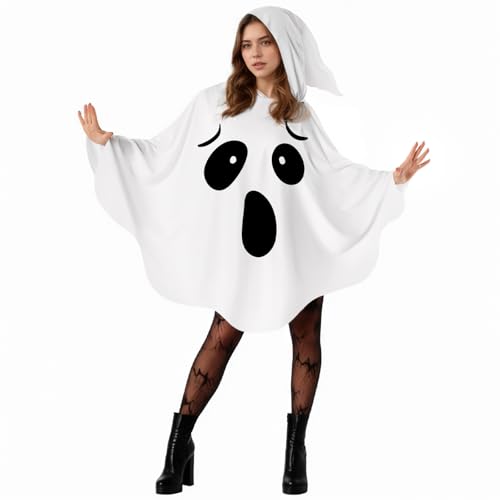 Beafaeur Déguisement Fantôme Halloween Femme Grande Taille |