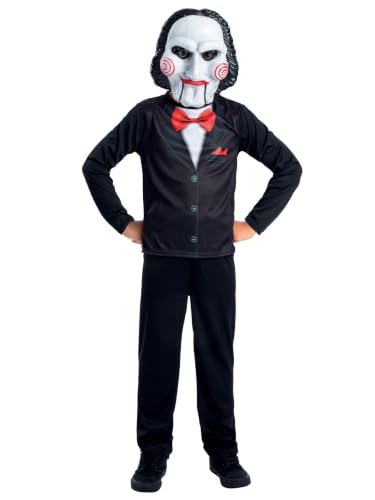 Smiffys Costume Officiel Saw Jigsaw, déguisement dHalloween 