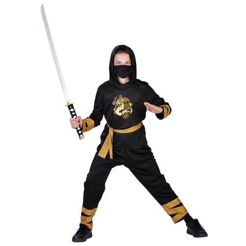 Riethmüller Costume enfant ninja légende doré - Costume de c