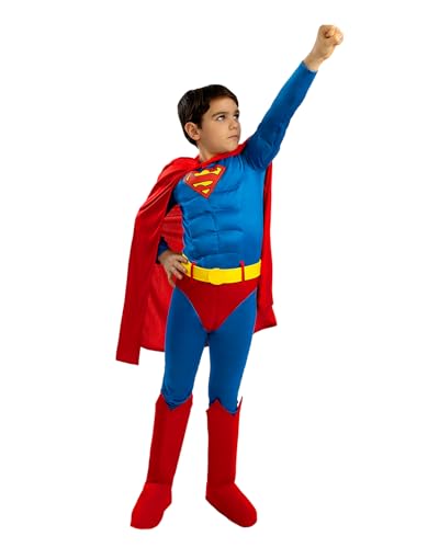 Funidelia Déguisement Officiel de Superman deluxe pour enfan