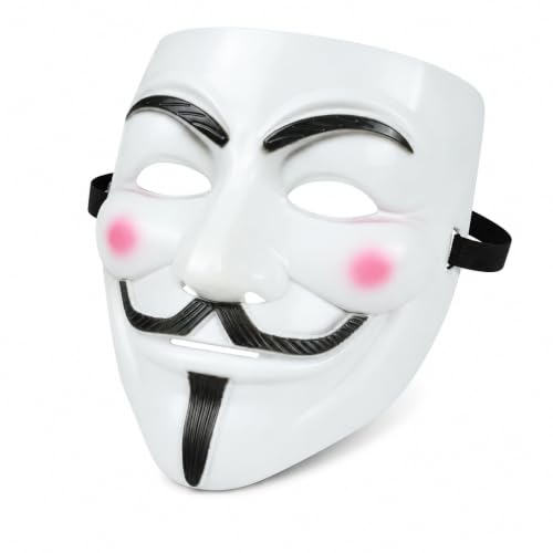 HENBRANDT Guy Fawkes Masque dHalloween pour adulte | Masque 