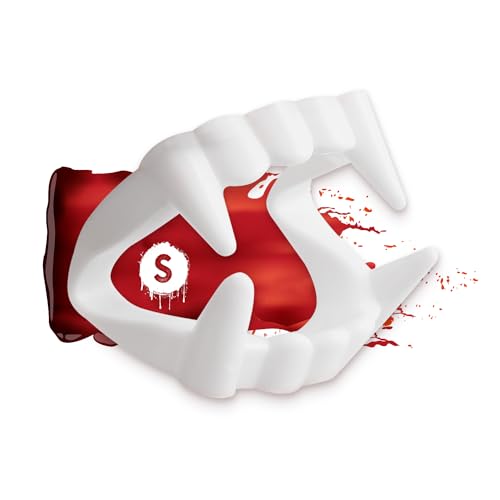 Festicy Dent de Vampire pour 6-12 Ans Enfant, Dents Vampire 