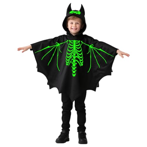 TaleMoon Cape de Chauve-Souris Lumineuse pour Enfant,Déguise