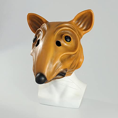 Ycauty Masque en Latex de Rat, Couvre-chef danimal Amusant p