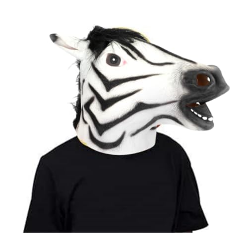 TCNGKIJIUK Masque dHalloween pour Adultes Masque de Tête Ani