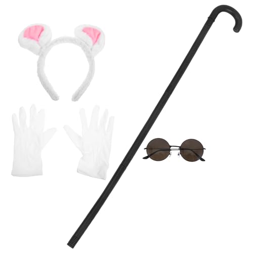 NIYANGLE Ensemble daccessoires de costume de souris, oreille