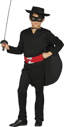FIESTAS GUIRCA | Costume de Bandit Enfant (7-9 Ans) - Masque