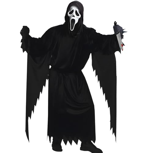 LXUBDXY Scream Deguisement, Unisex Ghostface Costume avec Sc