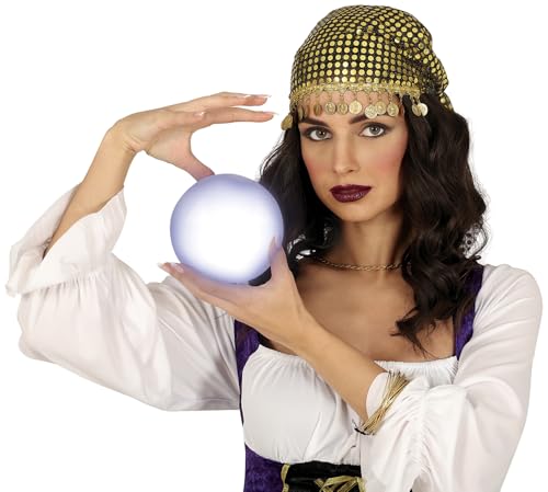 FIESTAS GUIRCA | Boule Lumineuse Déguisement Voyante Adulte/