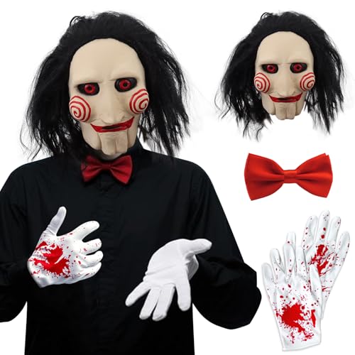 LIZANQU Masque de Tueur Jigsaw de Saw, Masques Saw dhorreur 