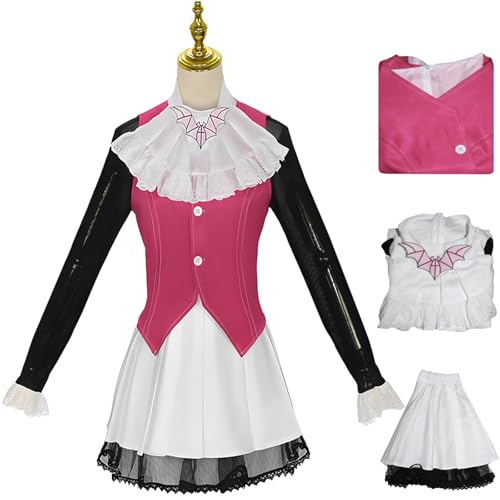 YOGLY Femme Draculaura Déguisement 3 Pièces Carnaval Hallowe