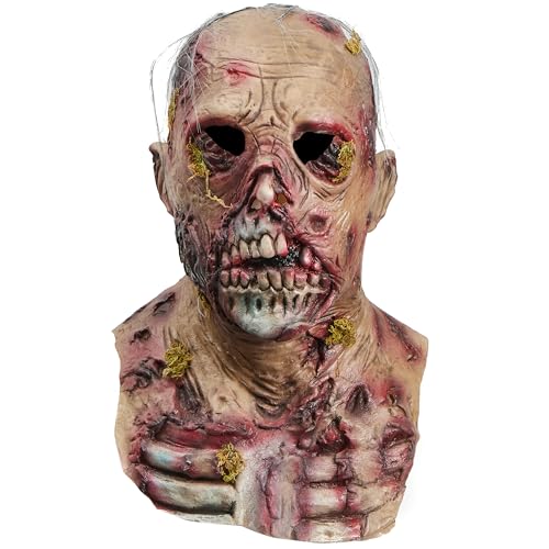 Spooktacular Creations Masque de zombie effrayant pour Hallo