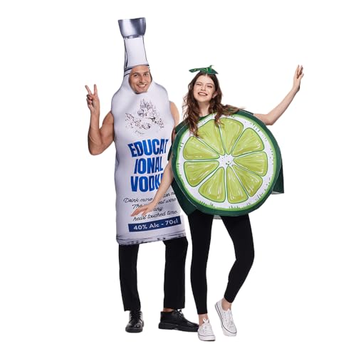 EraSpooky Bouteille de Vodka et citron vert tunique de Coupl