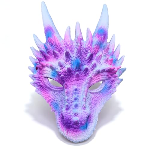 ZesGlyxyr Halloween Masque de Dragon, Réaliste Masque de Dra