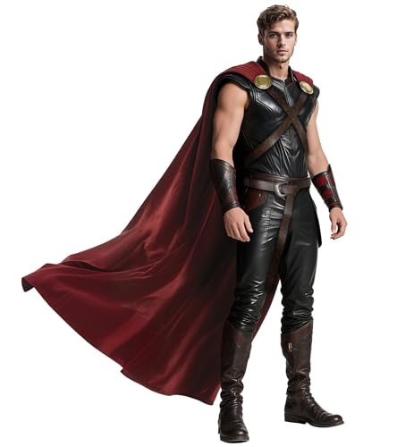 Keland Cape du Moyen Âge Thor Costume pour Femmes et Hommes 
