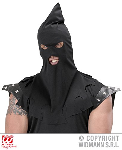 W WIDMANN MILANO Party Fashion - Masque de bourreau avec cap