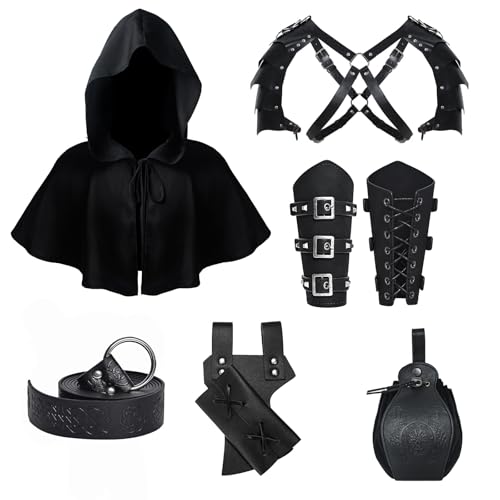 MVFEUIJ Accessoires de chevalier médiéval, Halloween, ceintu