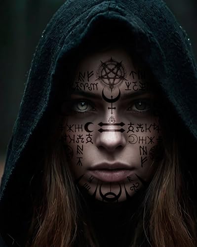 FIESTAS GUIRCA | Bijoux pour le Visage Déguisement Satanique