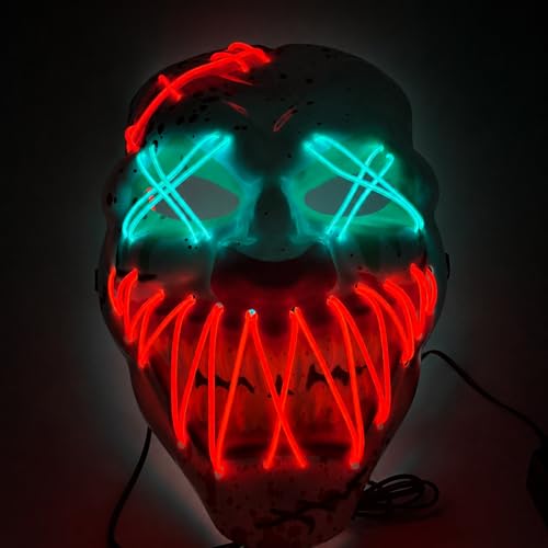 Masque Clown LED Effet Purge