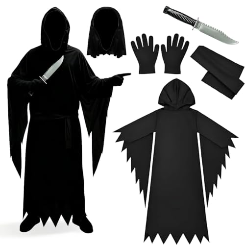 Aicerous® Halloween Scream Costume, Ghost Face Costume, Dégu