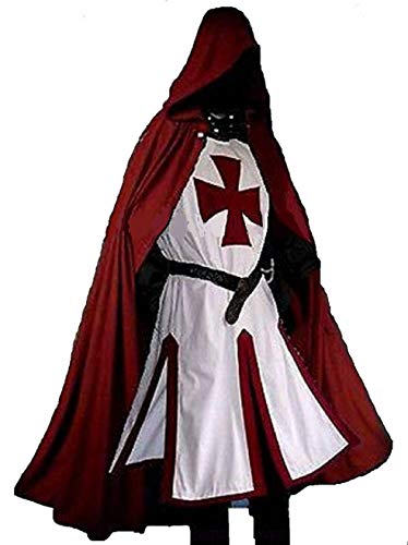 ANTIQUECOLLECTION Surcoat et cape médiéval de chevalier temp