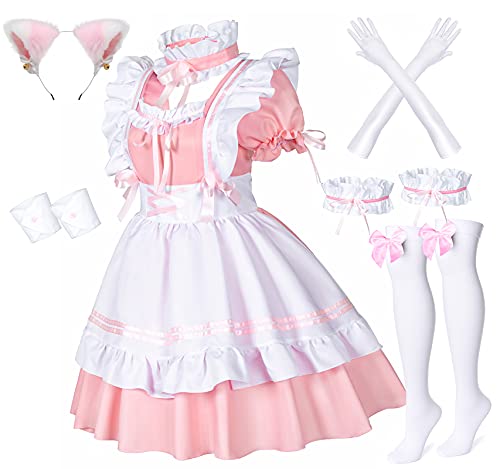 Anime French Soubrette Tablier Lolita Déguisement Cosplay Co