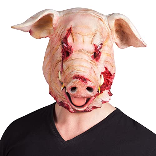Boland CAT016 - Masque tête latex Cochon sanglant | Masque p