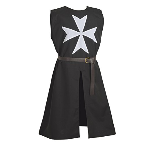 BLESSUME Tunique chevalier médiéval cosplay costume médiéval