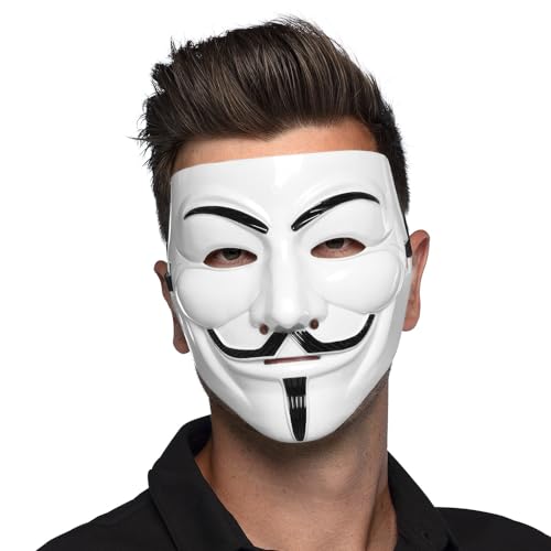 Boland Masque Visage Anonymous Blanc Adulte I Anonyme Protes
